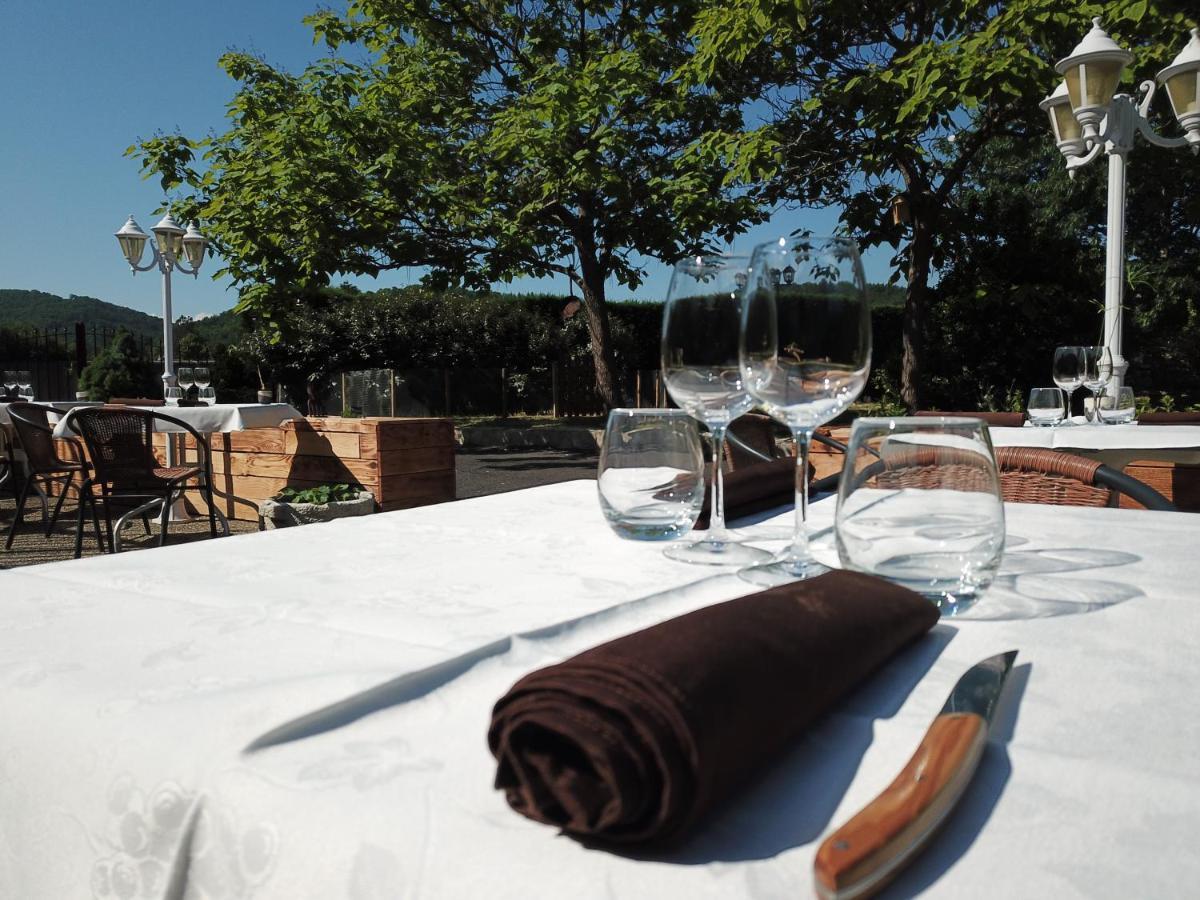Hotel Restaurant Les Glycines Vieille-Brioude Exteriér fotografie